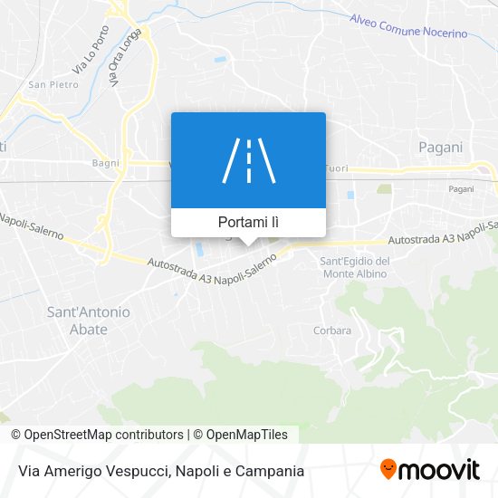 Mappa Via Amerigo Vespucci