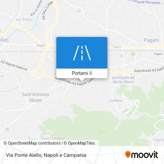 Mappa Via Ponte Aiello