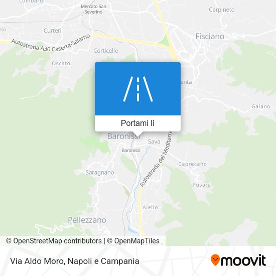 Mappa Via Aldo Moro