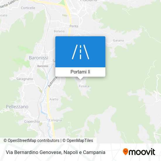 Mappa Via Bernardino Genovese