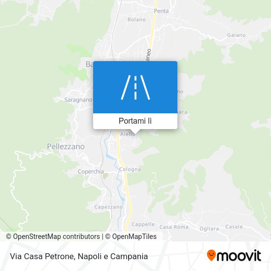 Mappa Via Casa Petrone