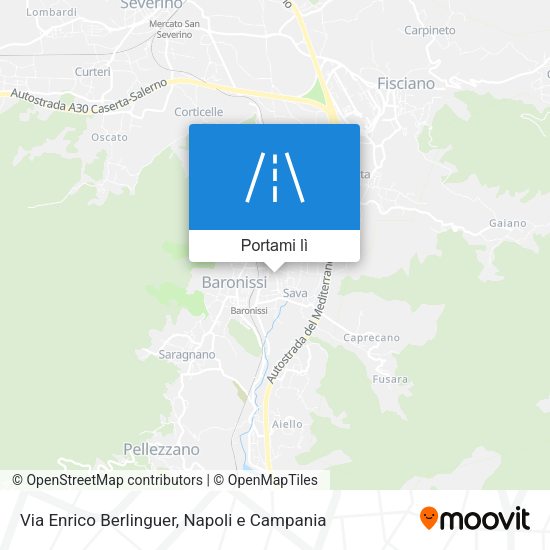 Mappa Via Enrico Berlinguer