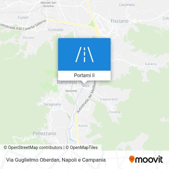 Mappa Via Guglielmo Oberdan