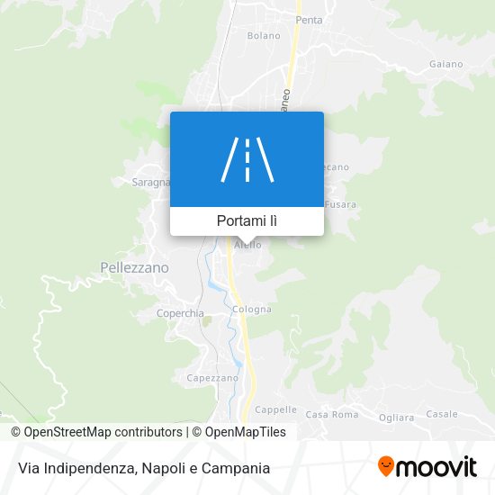 Mappa Via Indipendenza