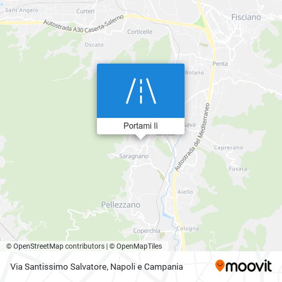 Mappa Via Santissimo Salvatore