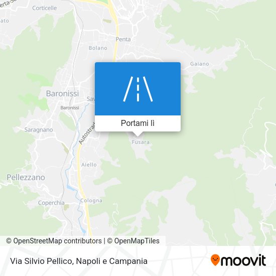 Mappa Via Silvio Pellico