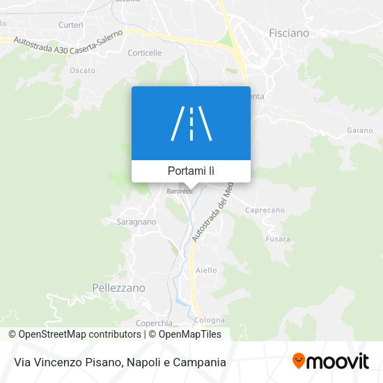 Mappa Via Vincenzo Pisano