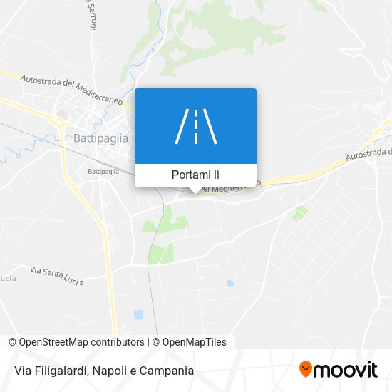 Mappa Via Filigalardi