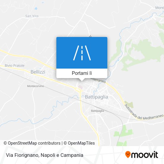 Mappa Via Fiorignano