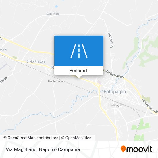 Mappa Via Magellano