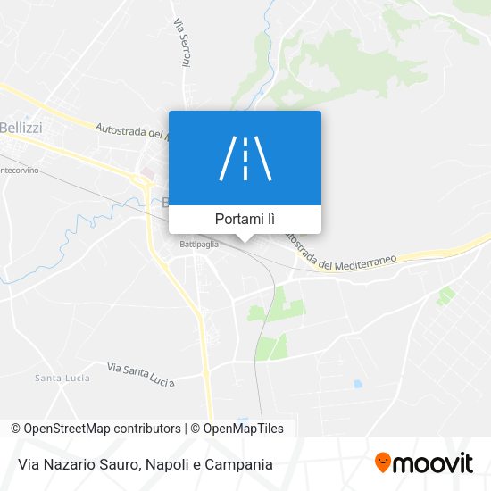 Mappa Via Nazario Sauro