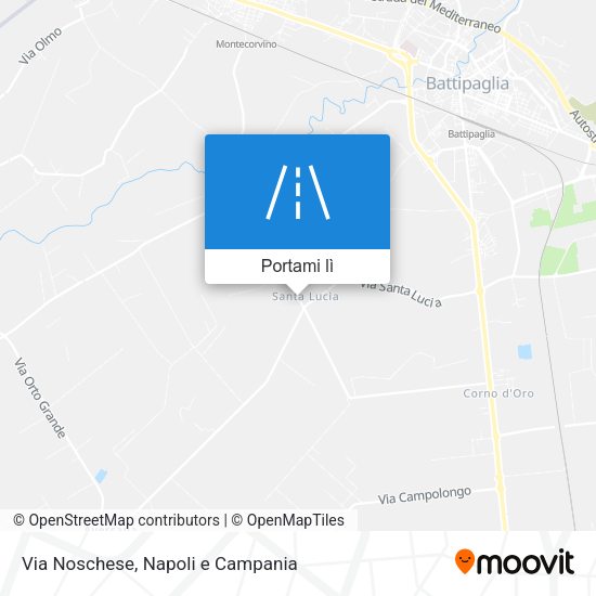 Mappa Via Noschese