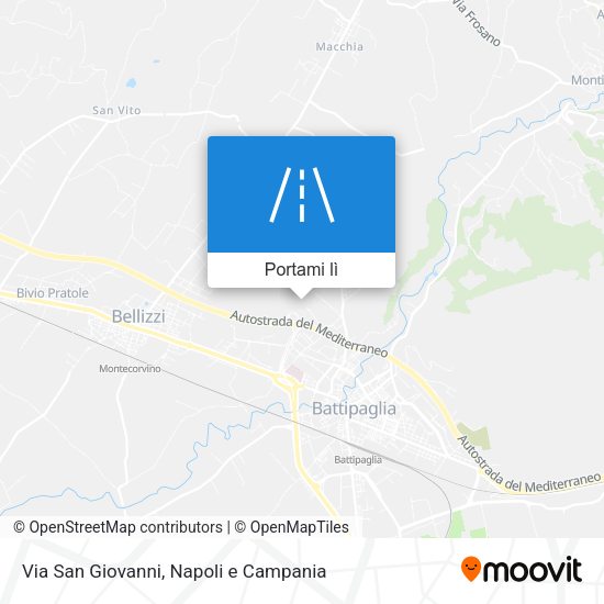 Mappa Via San Giovanni