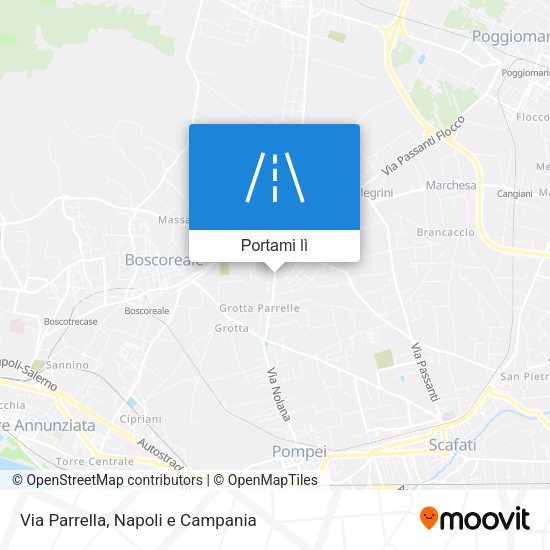 Mappa Via Parrella
