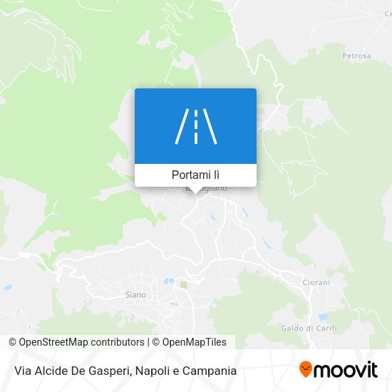 Mappa Via Alcide De Gasperi