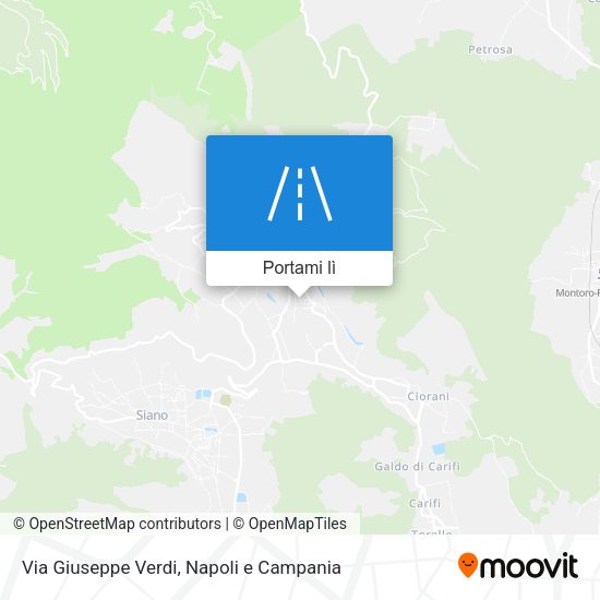 Mappa Via Giuseppe Verdi