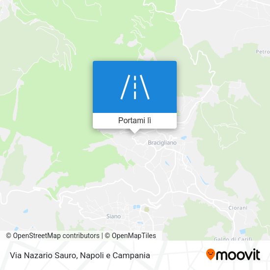 Mappa Via Nazario Sauro