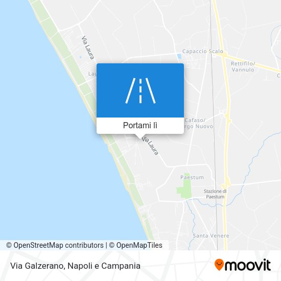 Mappa Via Galzerano