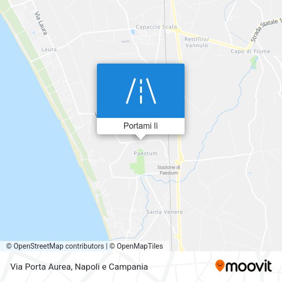Mappa Via Porta Aurea