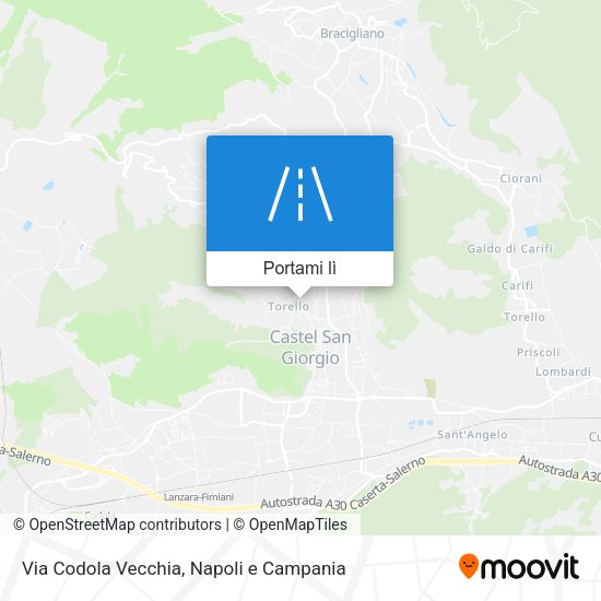 Mappa Via Codola Vecchia