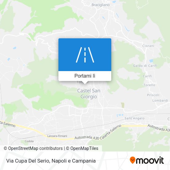 Mappa Via Cupa Del Serio