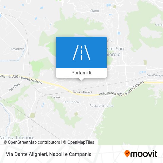 Mappa Via Dante Alighieri