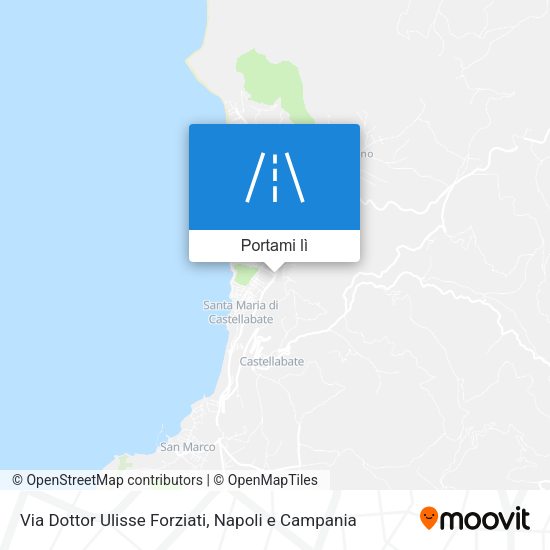 Mappa Via Dottor Ulisse Forziati