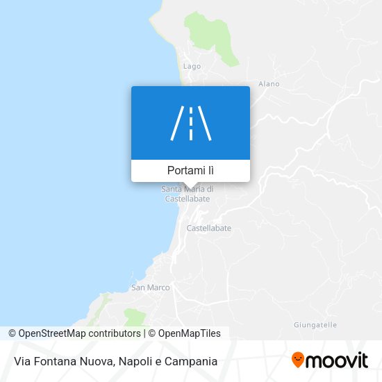 Mappa Via Fontana Nuova