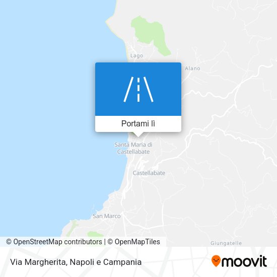 Mappa Via Margherita