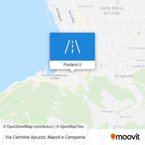 Mappa Via Carmine Apuzzo