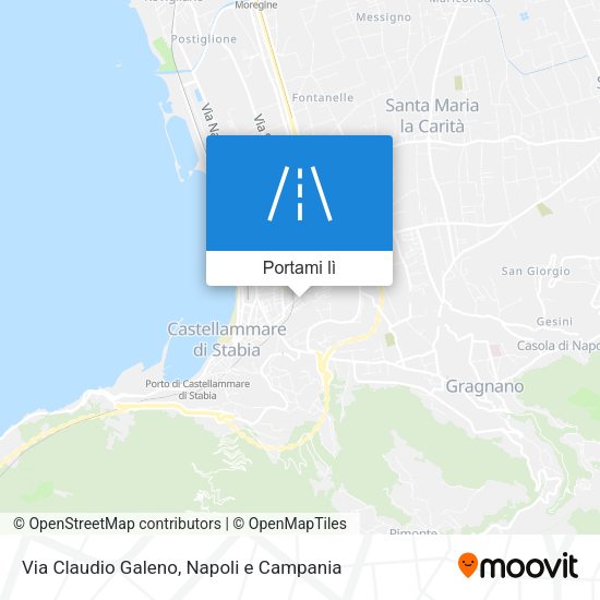 Mappa Via Claudio Galeno