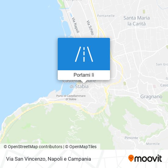 Mappa Via San Vincenzo