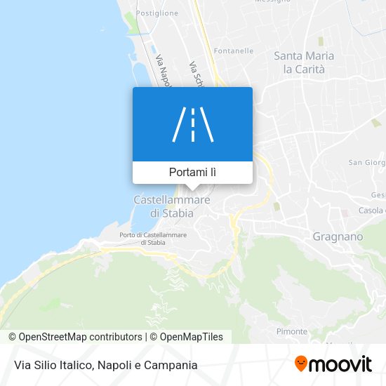 Mappa Via Silio Italico