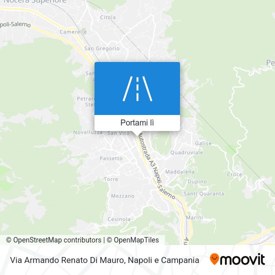Mappa Via Armando Renato Di Mauro