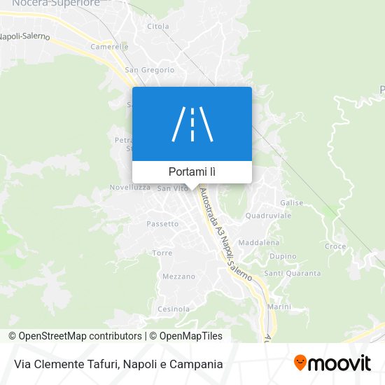 Mappa Via Clemente Tafuri