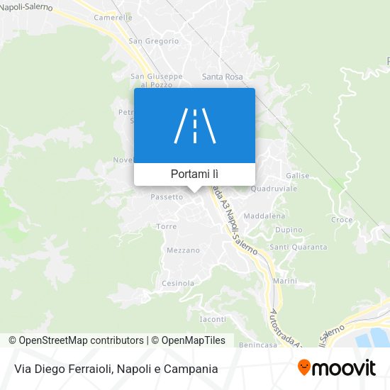 Mappa Via Diego Ferraioli