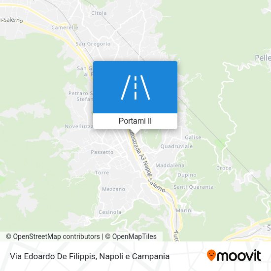 Mappa Via Edoardo De Filippis