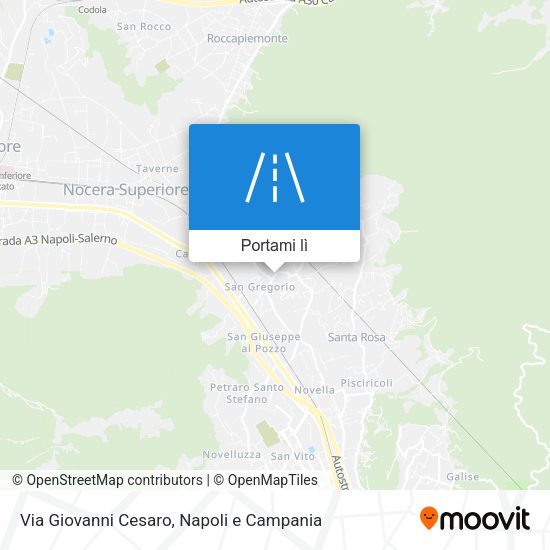 Mappa Via Giovanni Cesaro