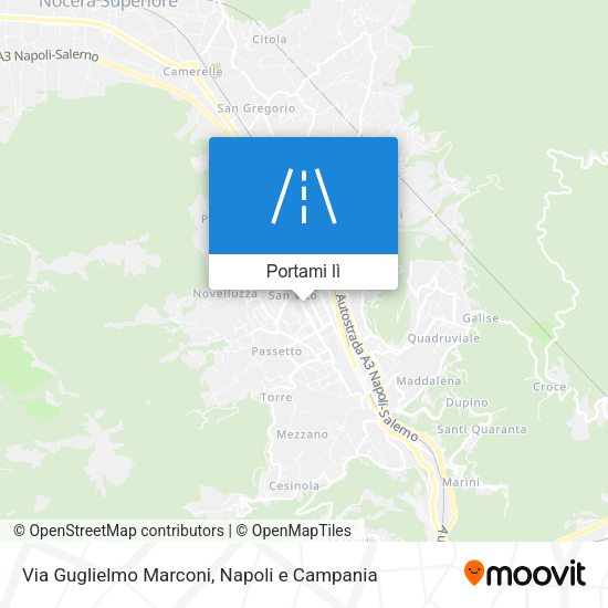 Mappa Via Guglielmo Marconi