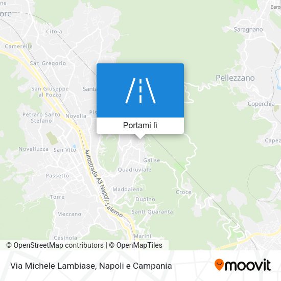 Mappa Via Michele Lambiase