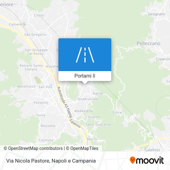 Mappa Via Nicola Pastore