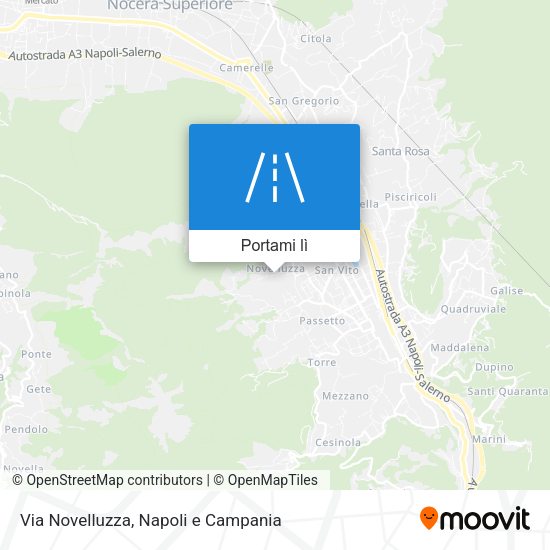 Mappa Via Novelluzza