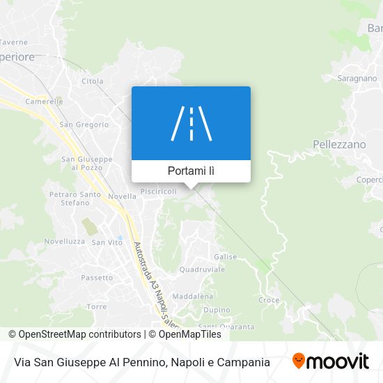 Mappa Via San Giuseppe Al Pennino