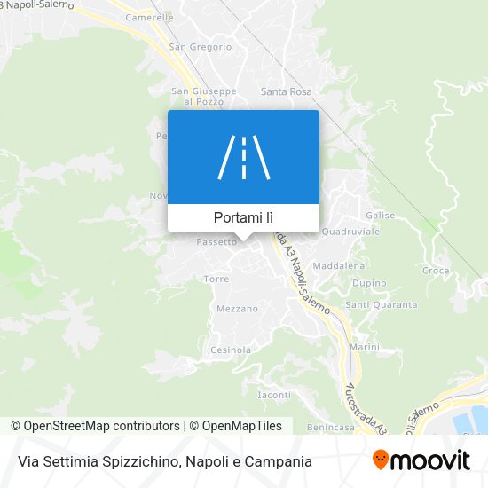 Mappa Via Settimia Spizzichino