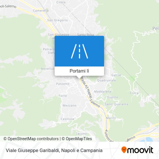 Mappa Viale Giuseppe Garibaldi