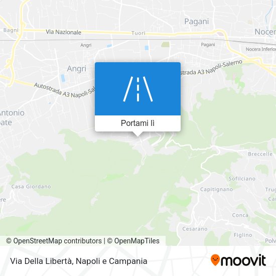 Mappa Via Della Libertà