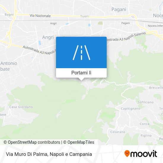 Mappa Via Muro Di Palma