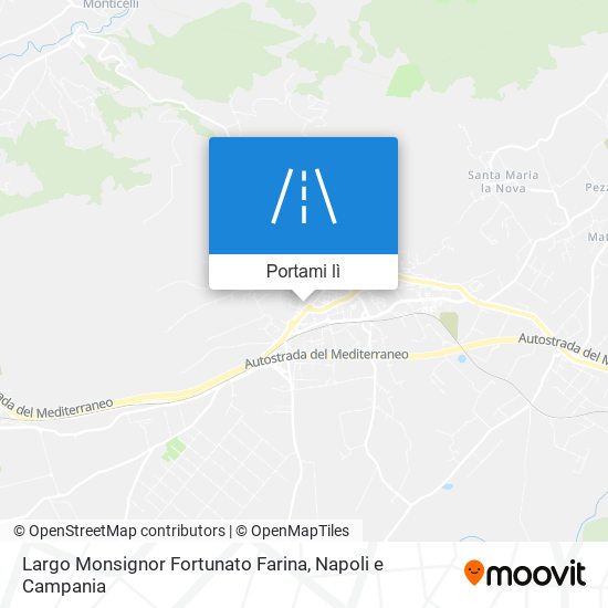 Mappa Largo Monsignor Fortunato Farina