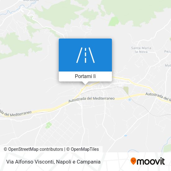 Mappa Via Alfonso Visconti