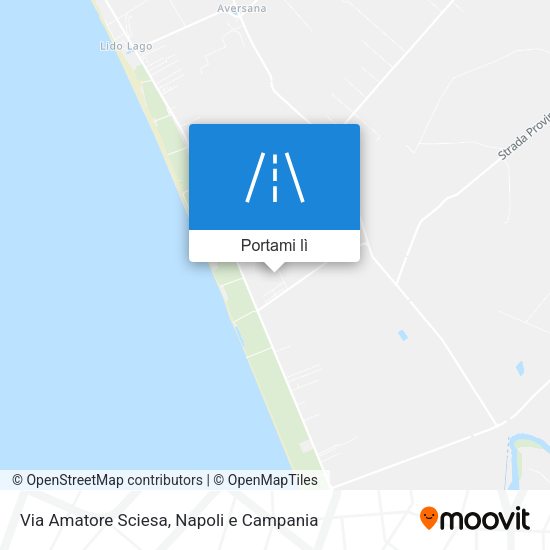 Mappa Via Amatore Sciesa